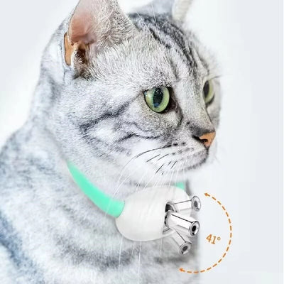 Wearable Cat Collar Laser Toy Interactive Cat Laser Toy Rechargeable Electric for Kitten