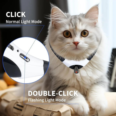 Wearable Cat Collar Laser Toy Interactive Cat Laser Toy Rechargeable Electric for Kitten